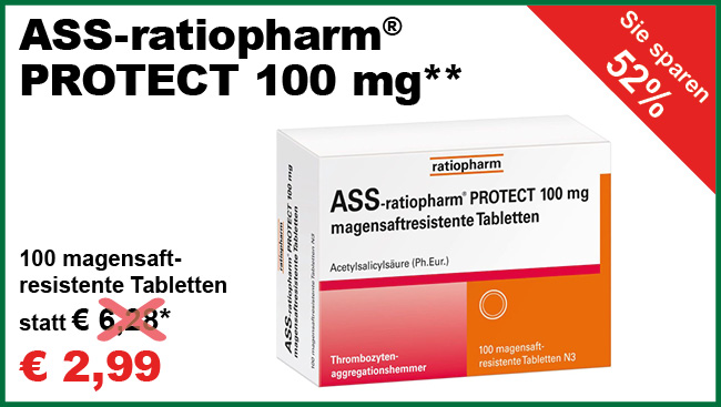 ASS-ratiopharm® PROTECT 100 mg**
